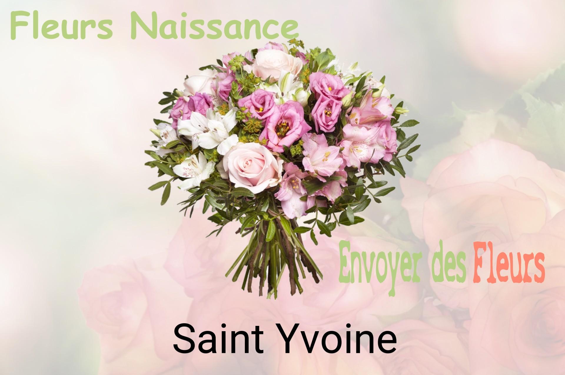 Bouquet de fleurs de naissance livré à Saint-Yvoine